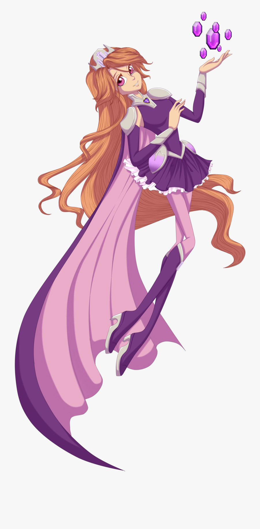 C Comic Magical Girl By Charming-manatee - Cartoon, Transparent Clipart