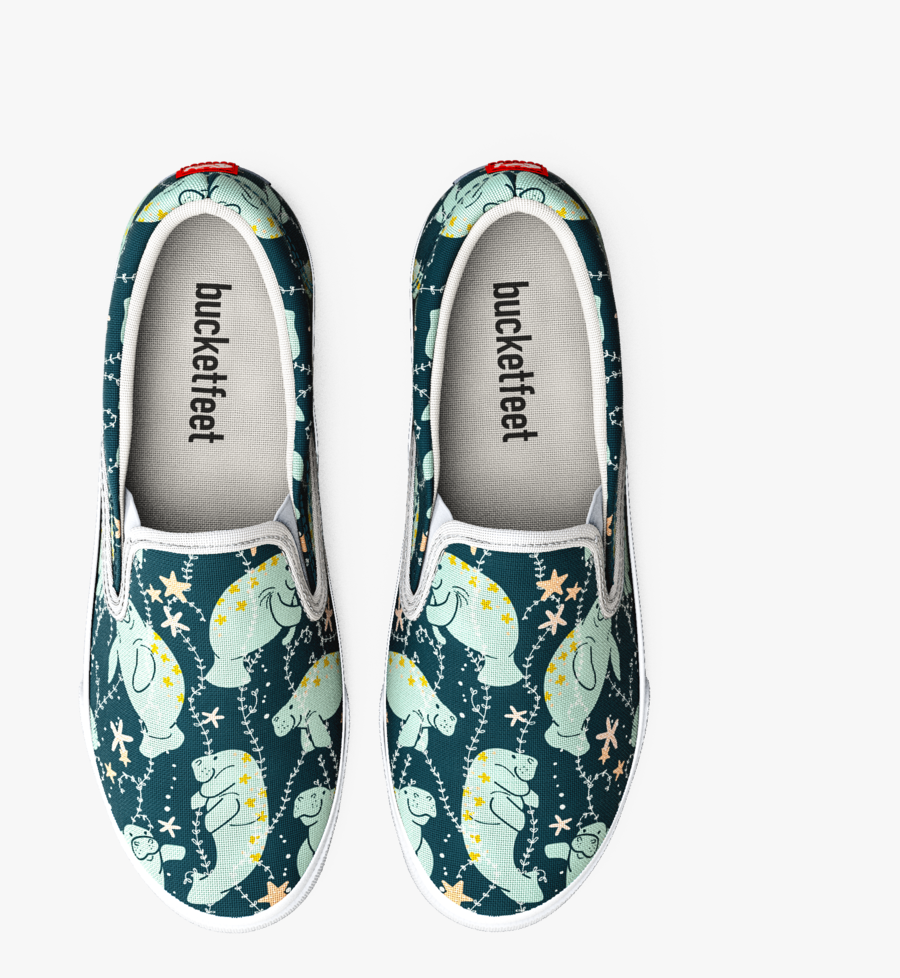 Manatee Png - Bucketfeet Shoes, Transparent Clipart