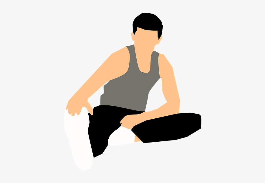 Man, Fitness, Sport, Stretching, Play, Clipart, Sticker - Portable Network Graphics, Transparent Clipart
