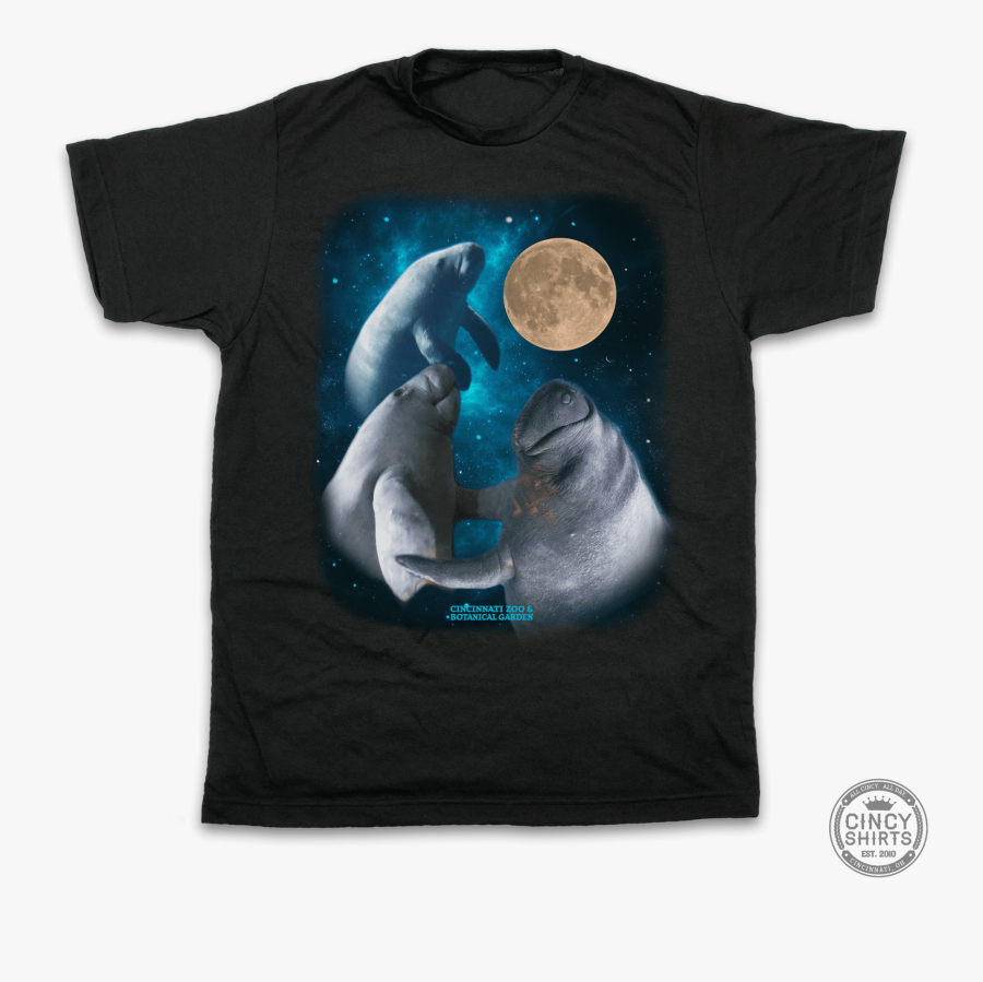 3 Manatee Moon - Active Shirt, Transparent Clipart