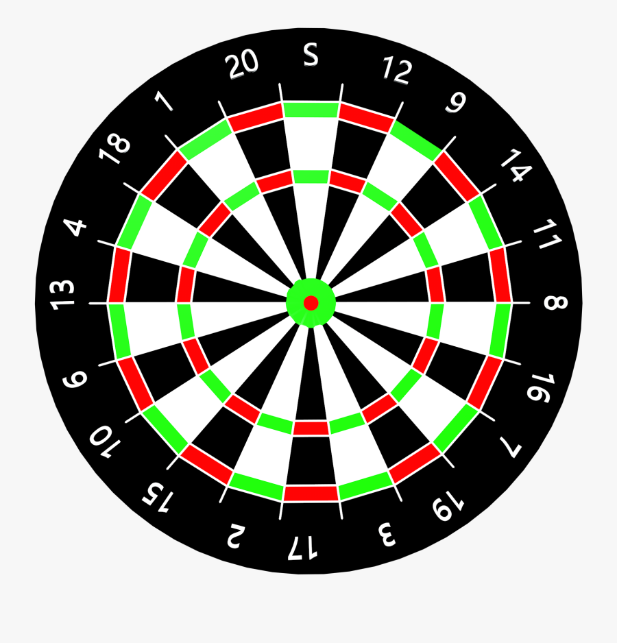 C4d Black Dart Board Interior Poster Decorative Element - Dart Board .png, Transparent Clipart