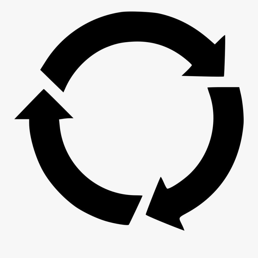 Recycle Png Icon Black, Transparent Clipart