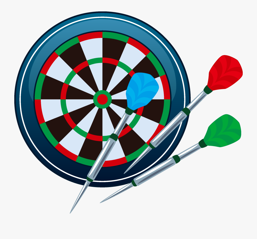 Clip Art Archery Dart Board Targets - Dart Board, Transparent Clipart