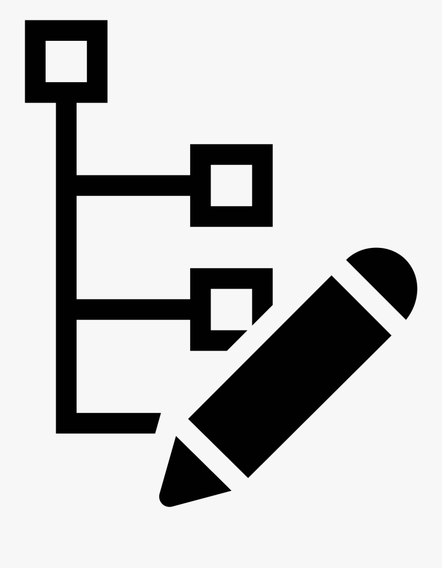 Edit Node Filled Icon Notice Board Icon Png - Pencil Bullet Point Png, Transparent Clipart