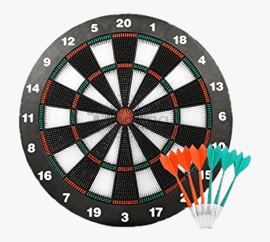 Dart Board Png - Darts Games, Transparent Clipart