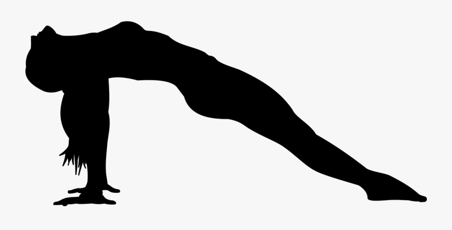 Pilates Yoga Stretching - Pilates Png Silhouette, Transparent Clipart