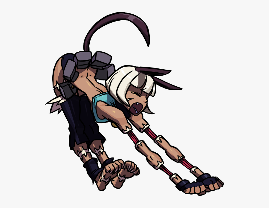Fortune Taunts By Stretching And Yawning - Ms Fortune Skullgirls Taunt, Transparent Clipart