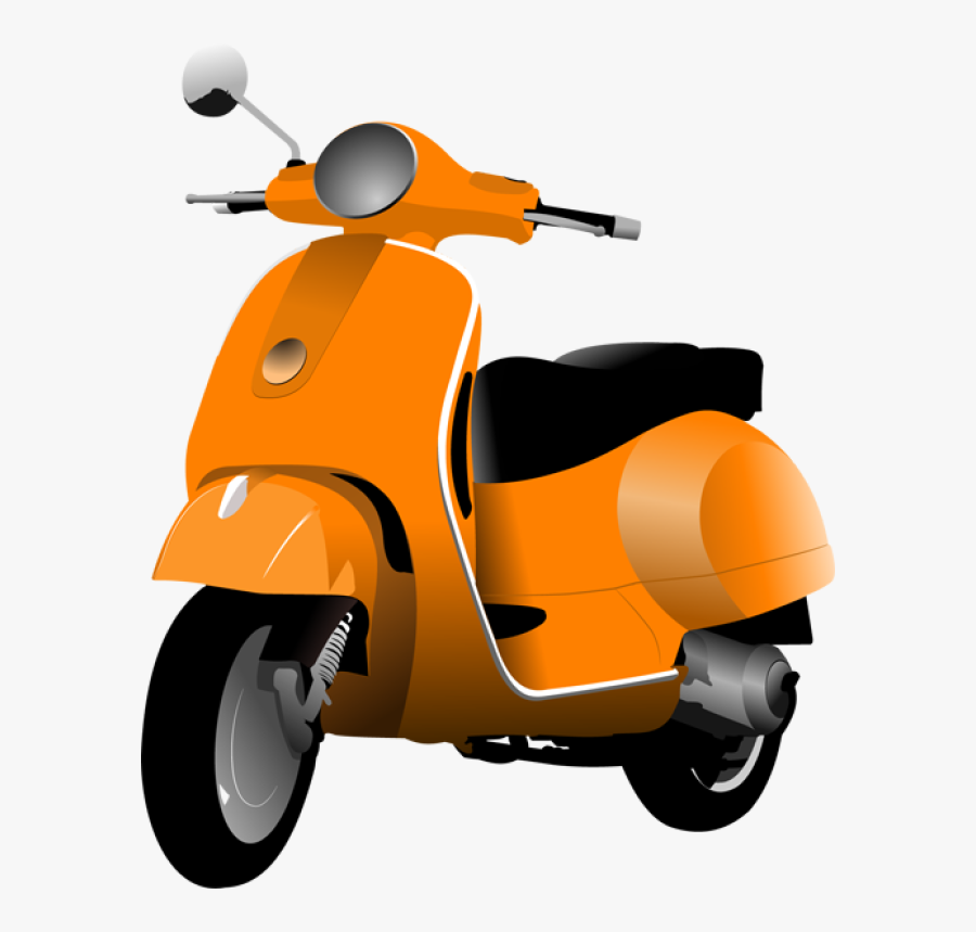 Motor Scooter Clipart, Transparent Clipart