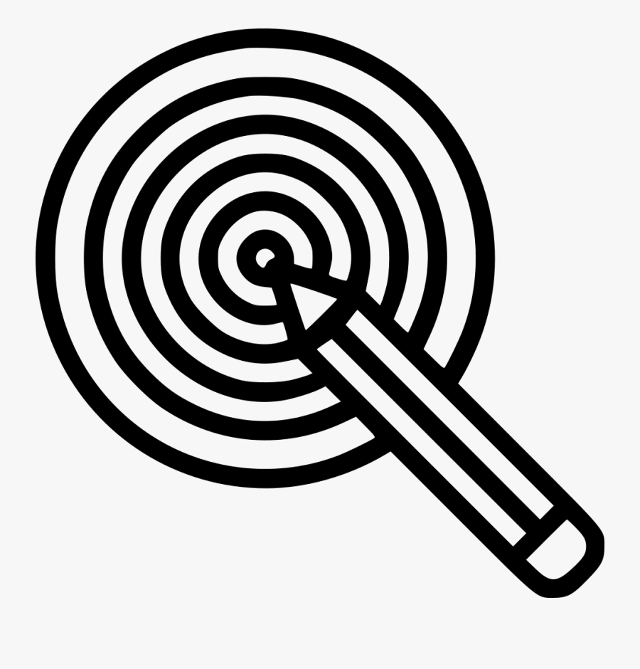 Transparent Bullseye Clipart - Bullseye Pencil Art, Transparent Clipart