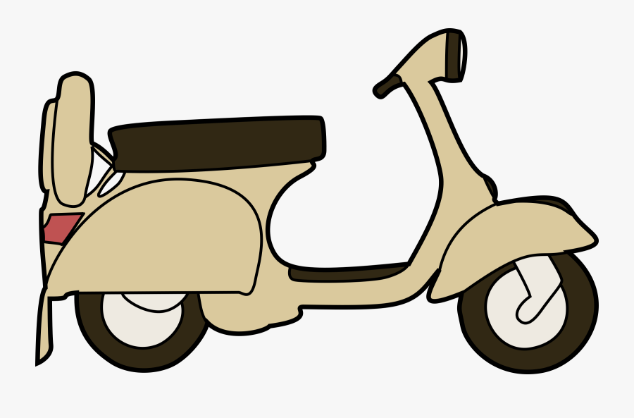 Motor Vehicle,mode Of Transport,clip Art,vehicle,automotive - Scooter Vespa Vespa Image Png, Transparent Clipart