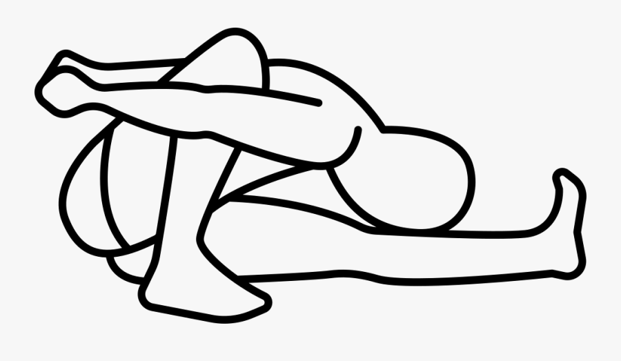 Man Sitting On The Floor Stretching Leg And Waist Comments - Man Stretching Icon, Transparent Clipart