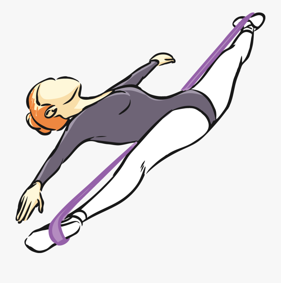 Transparent To Stretch Clipart - Advanced Ballet Stretches, Transparent Clipart