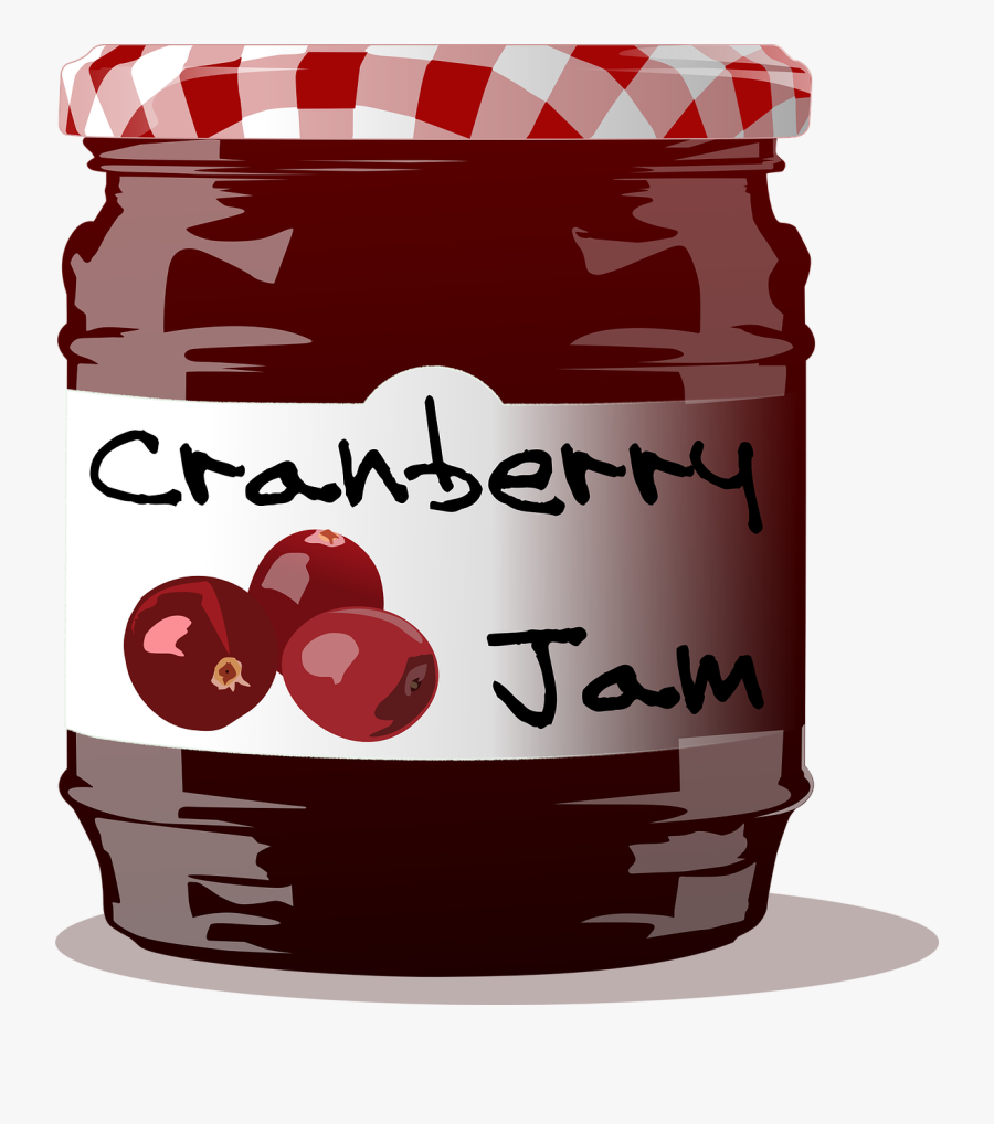Cranberry, Jam, Jelly, Food, - Jam Transparent Background, Transparent Clipart