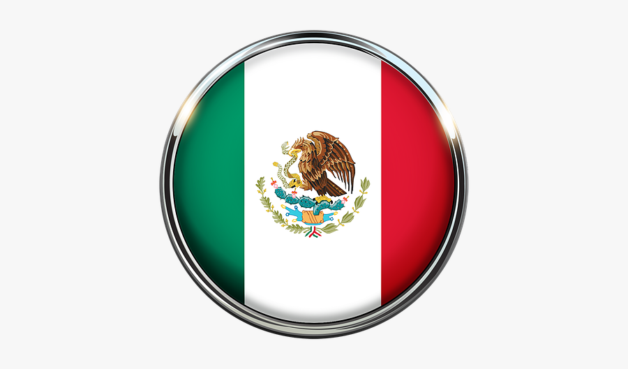 Mexico, Flag, Circle, Mexican - Mexico Flag Png, Transparent Clipart