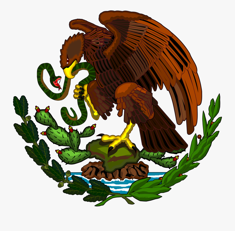 Mexican Eagle Png - United Mexican States Flag , Free ...