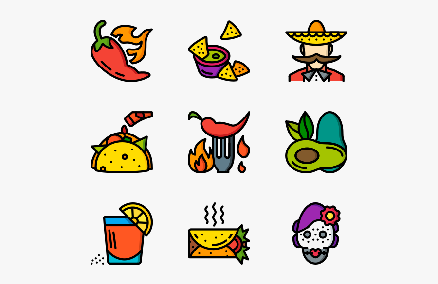 Mexican Icon Packs - Iconos Mexico Png, Transparent Clipart