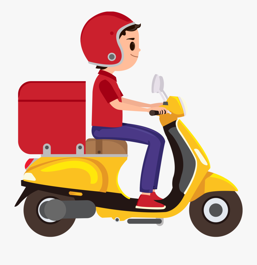 Riding-toy - Food Delivery Guy Png, Transparent Clipart