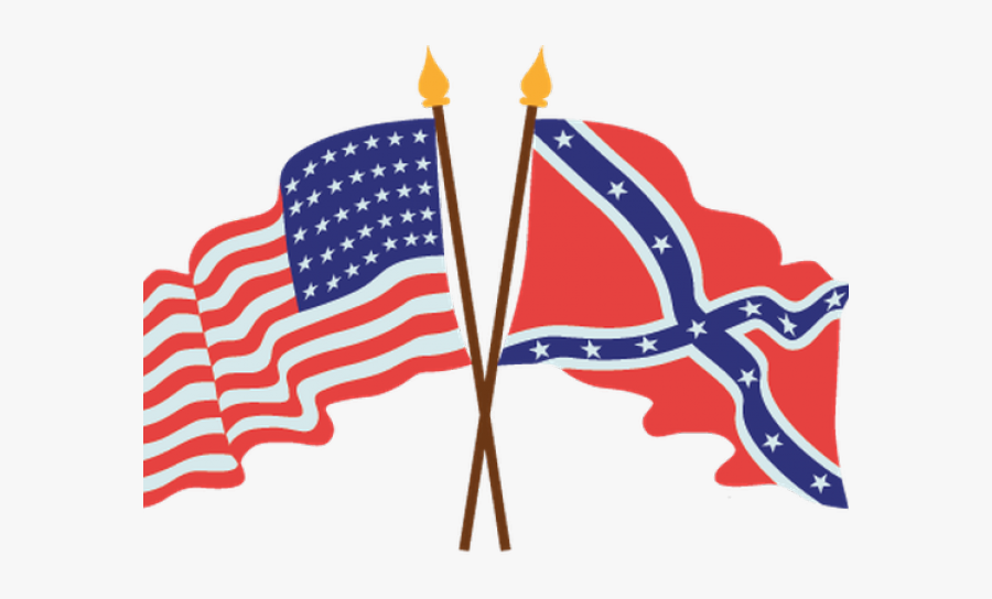 Civil War Flags Clipart, Transparent Clipart