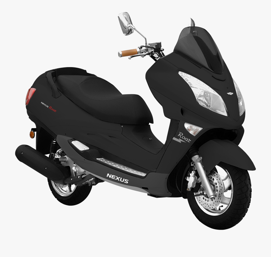 Black Scooter Png Image - Two Wheeler Images Png, Transparent Clipart