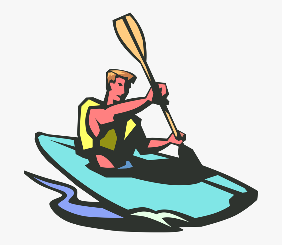 Collection Of Free Kayak Drawing Kayaker Download On - Clipart Kayak Png Free, Transparent Clipart