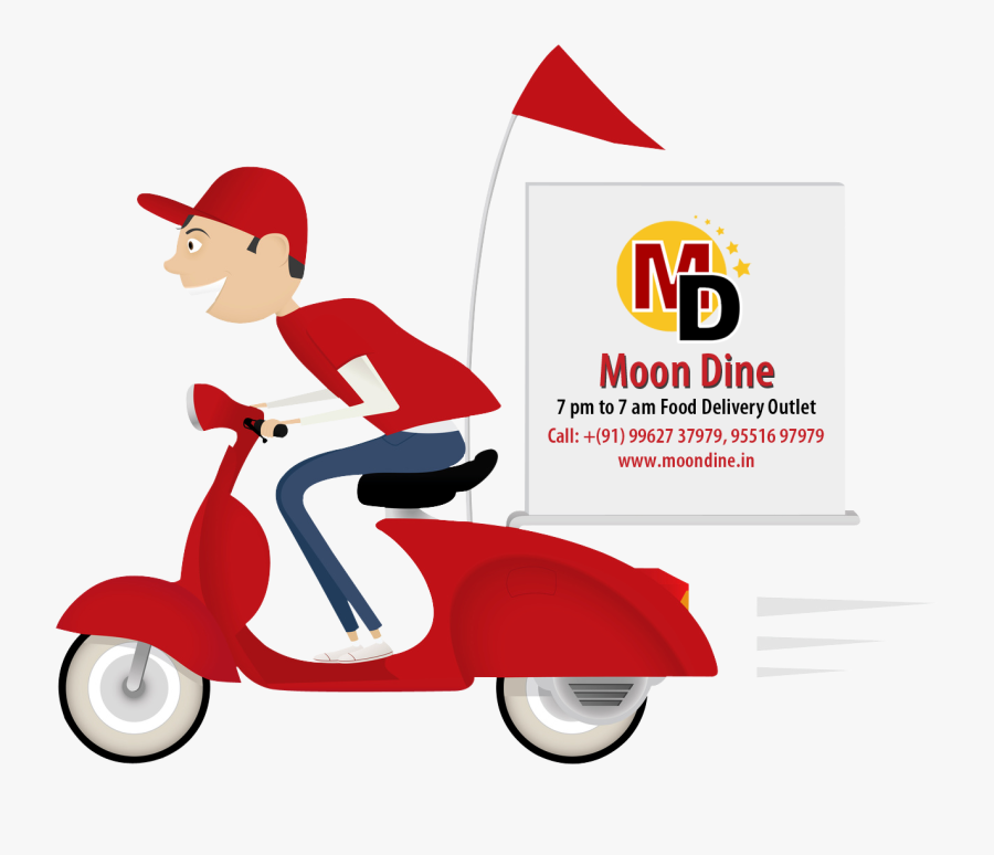 Delivery Clipart Delivery Scooter - Free Home Delivery Logo Png, Transparent Clipart
