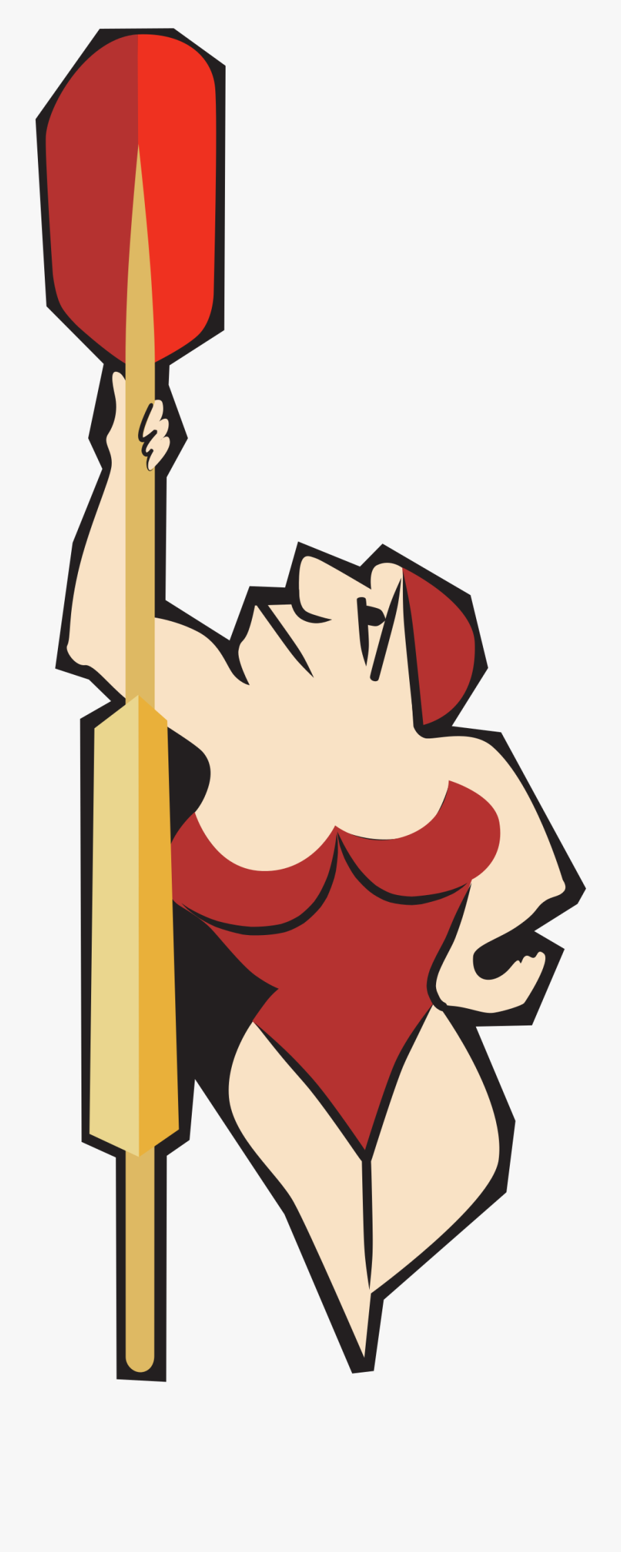 Paddle Rowing Oar Boat Canoeing And Kayaking - Paddle, Transparent Clipart