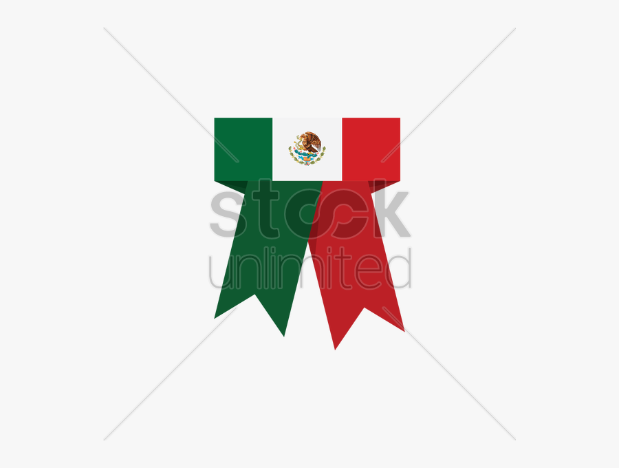 Mexican Ribbon Clipart Flag Of Mexico Clip Art - Transparent Mexican Flag Banner, Transparent Clipart