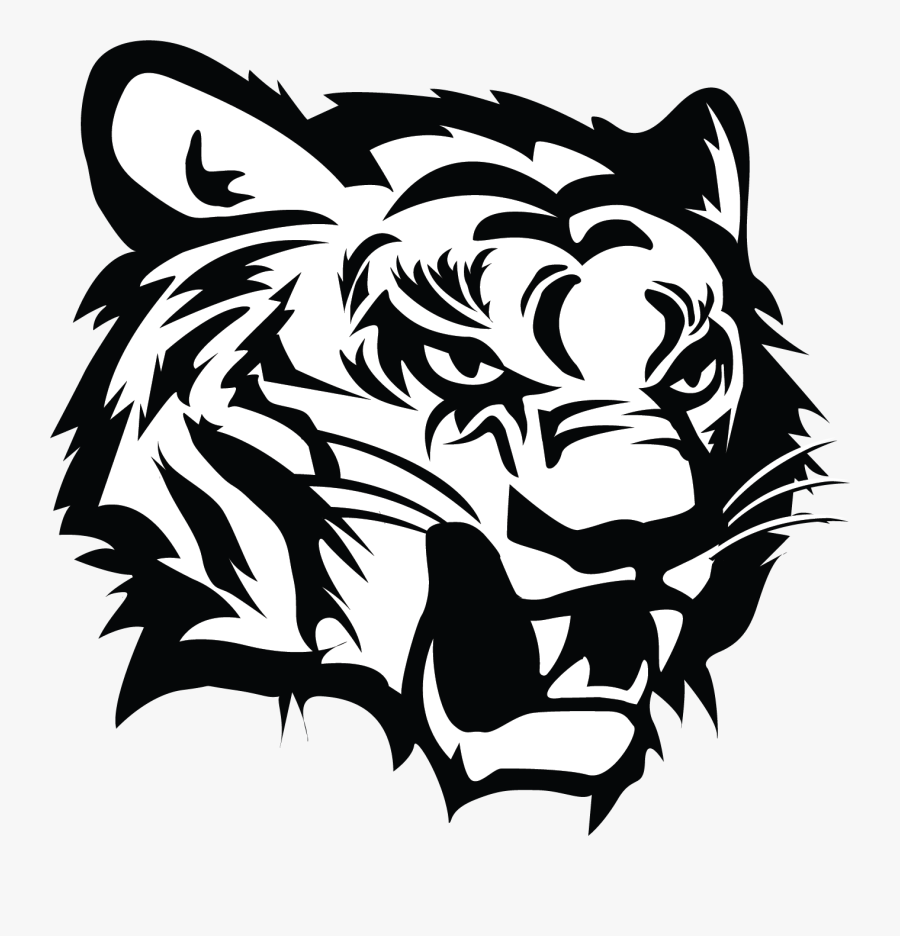 Black Tiger Logo Png - Northeast Mississippi Community College Mascot, Transparent Clipart