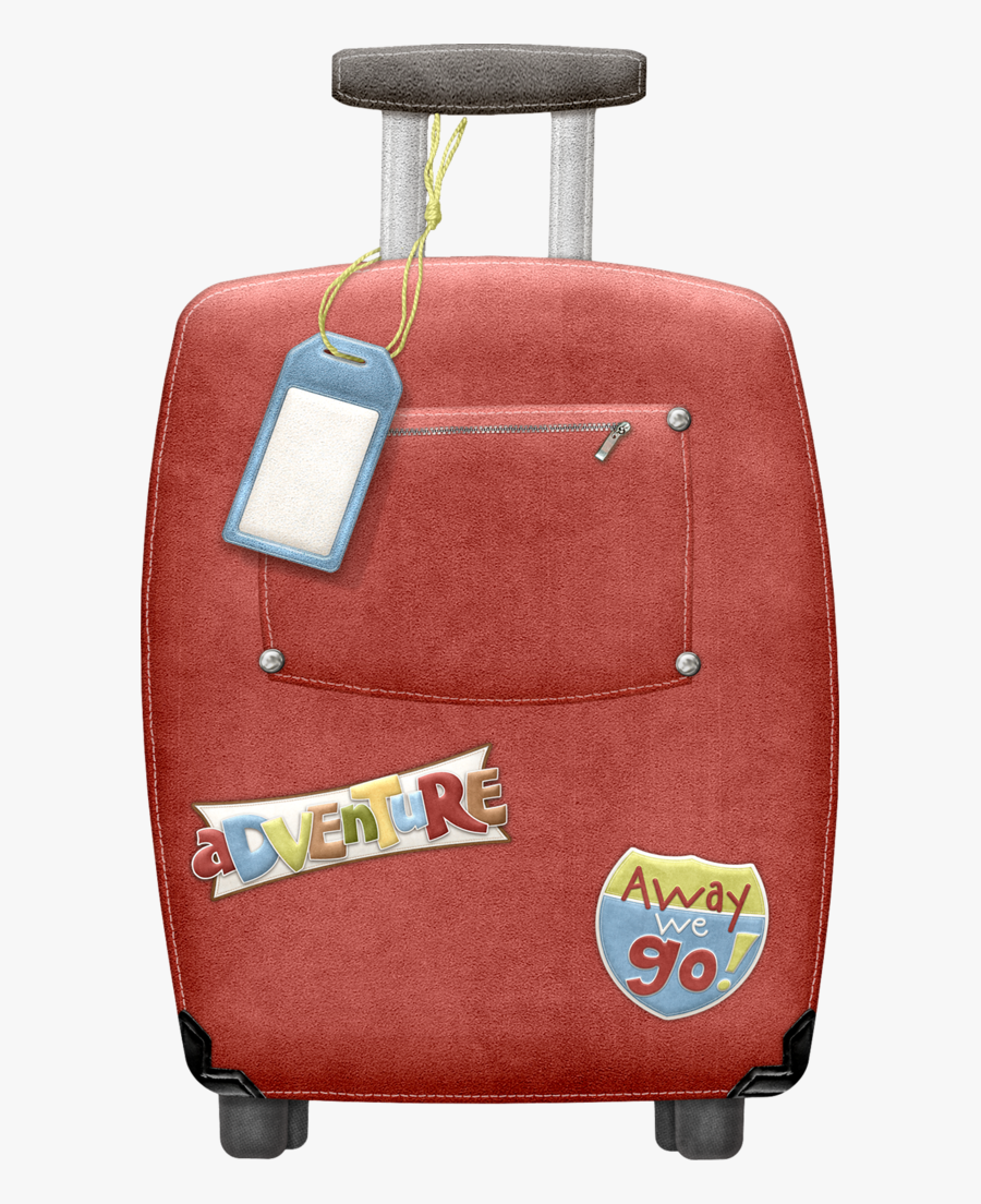 Travel Red Bag Clipart Png, Transparent Clipart