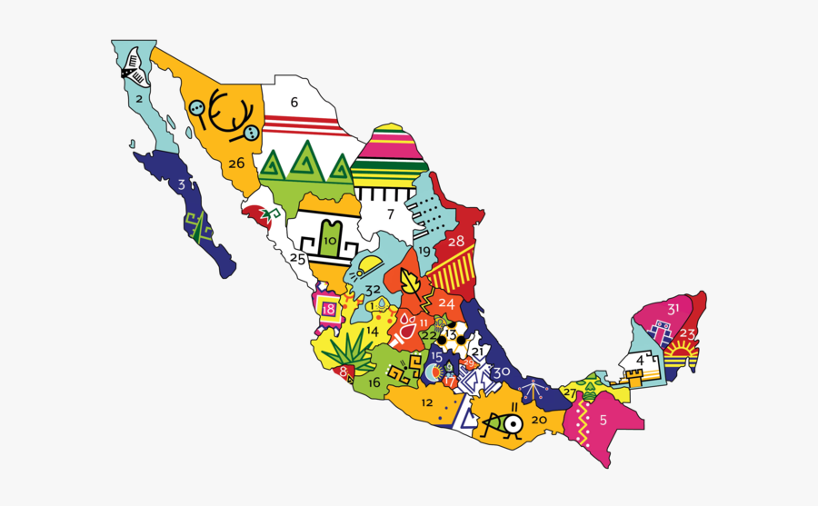 Clip Art Pictures Of All The State Flags - Estados Dónde No Se Paga Tenencia, Transparent Clipart