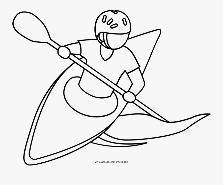 Kayaking Coloring Page - Golden Gate Bridge, Transparent Clipart