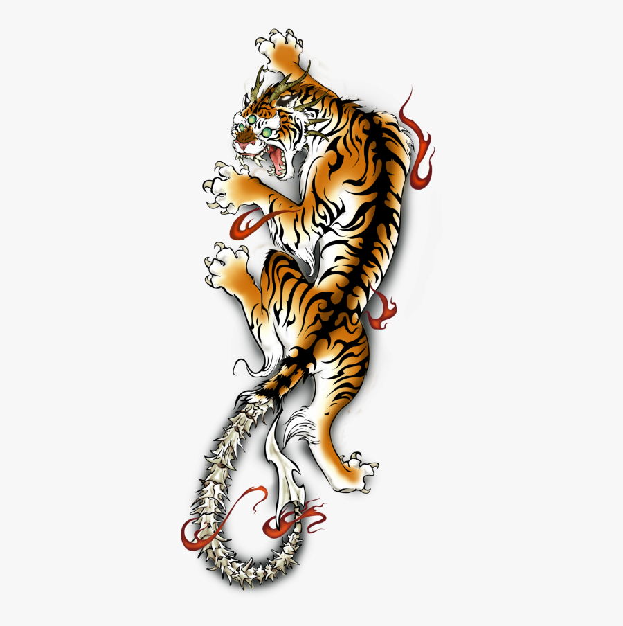 Tatuaje De Tigre Png Images Png Images - Chinese Traditional Painting Tiger, Transparent Clipart