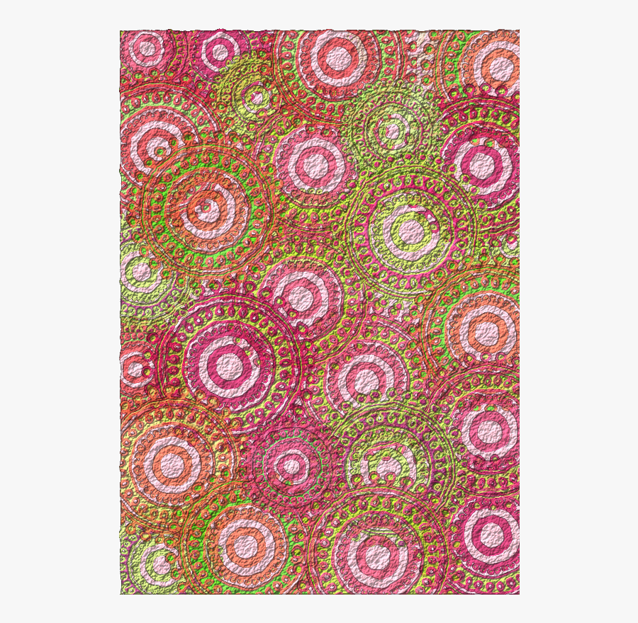 Pink Lime Circle Pattern Scrapbook Paper - Scrapbook Paper, Transparent Clipart