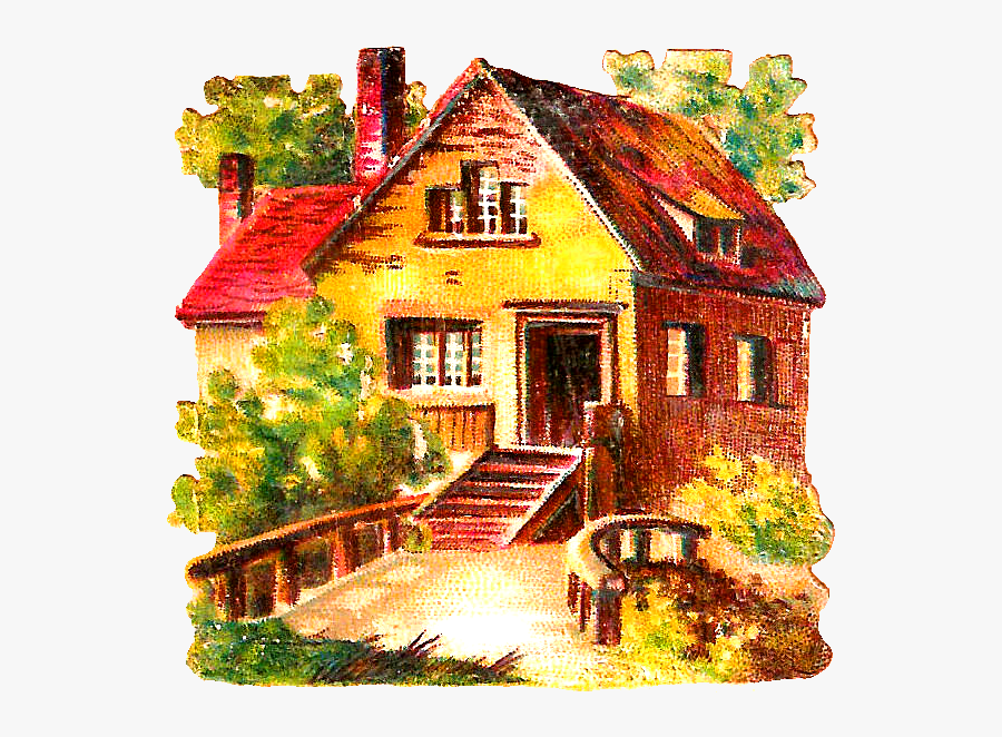 Pretty House Clipart, Transparent Clipart