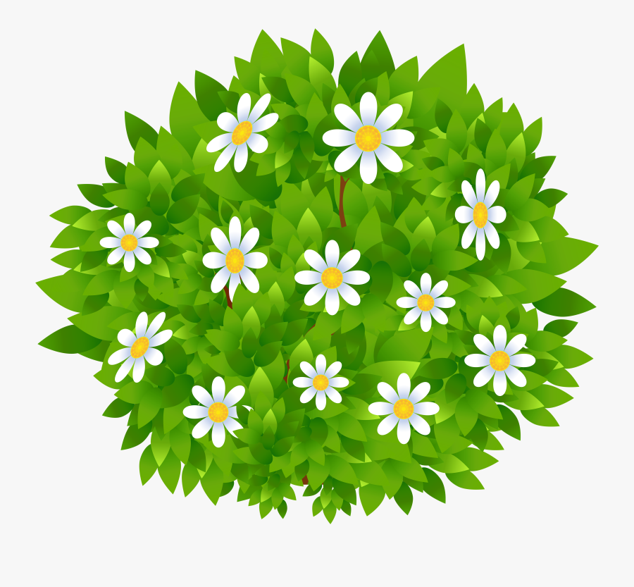 Flowers Bush Transparent Png Clip Art Image - Bushes With Flowers Clipart, Transparent Clipart