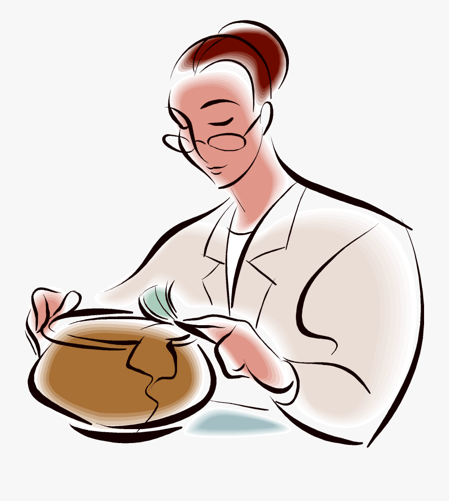 Archaeologists Scientist Who Use Remains Of Material, Transparent Clipart