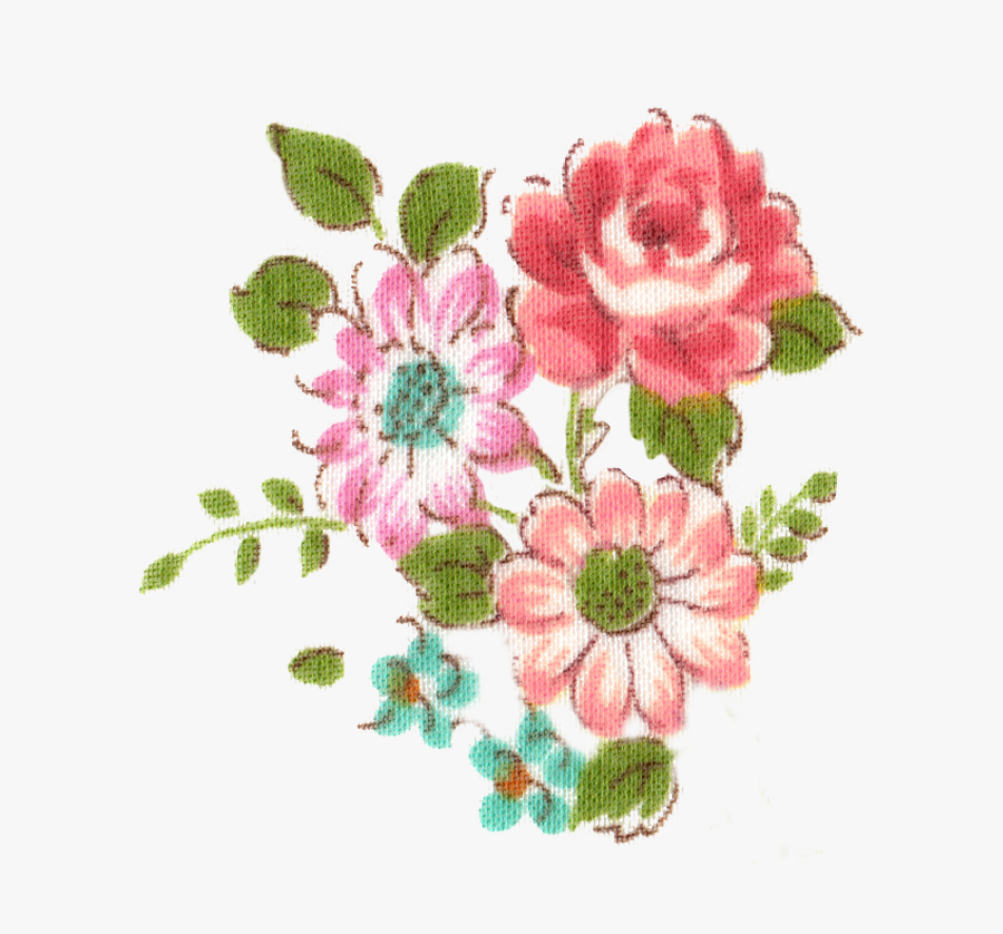 Transparent Floral Clipart - Clip Art, Transparent Clipart