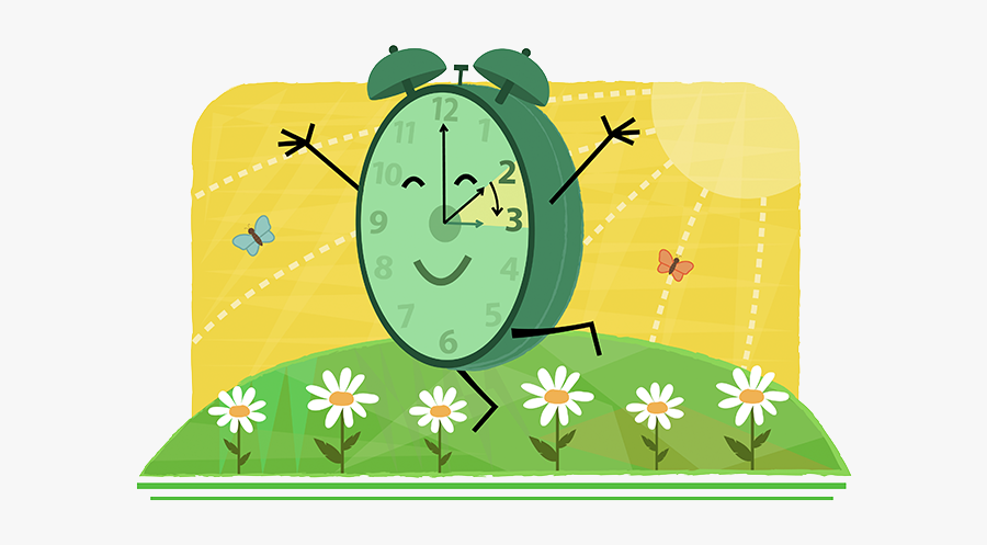 Clip Transparent Saving Time Begins At - Spring Forward Free Clip Art, Transparent Clipart