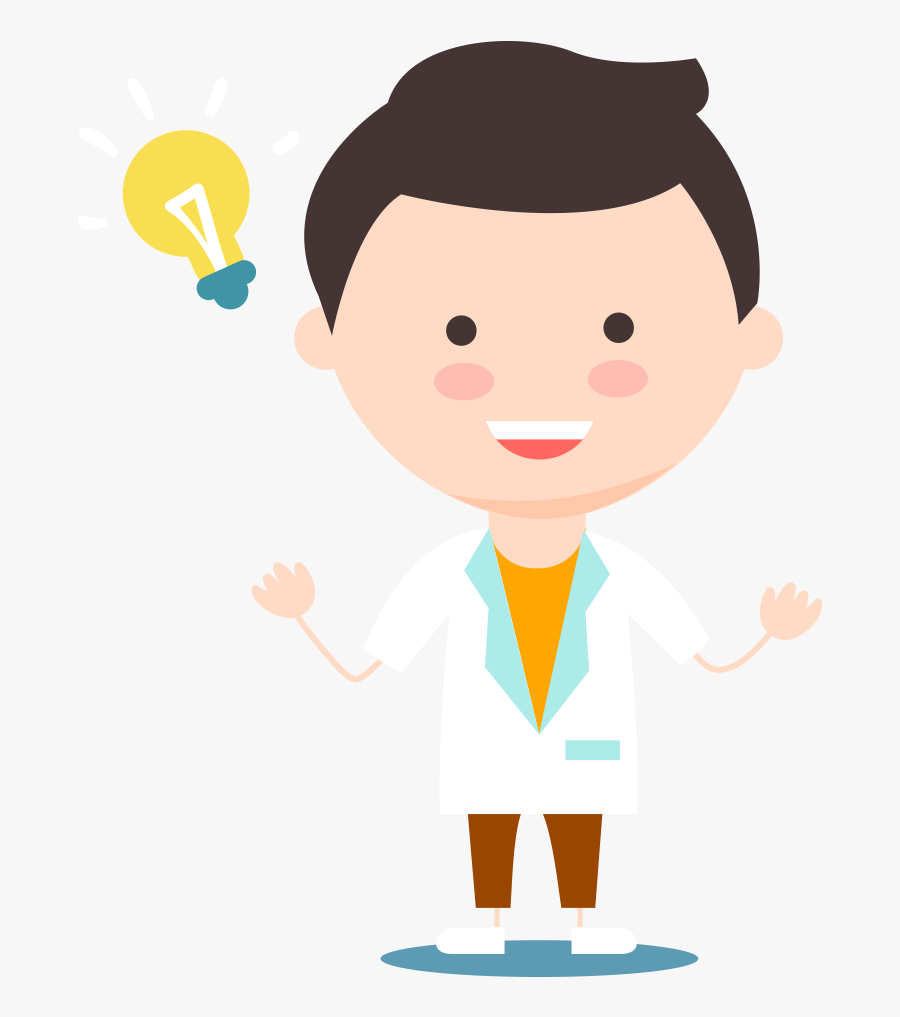 Euclidean Vector Computer File - 科學家 卡通, Transparent Clipart