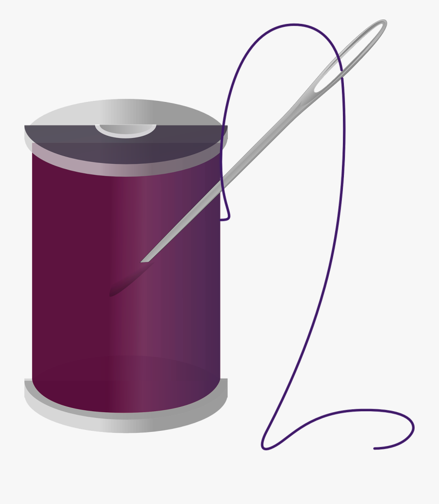 Thread And Needle Png - Transparent Spool Of Thread, Transparent Clipart
