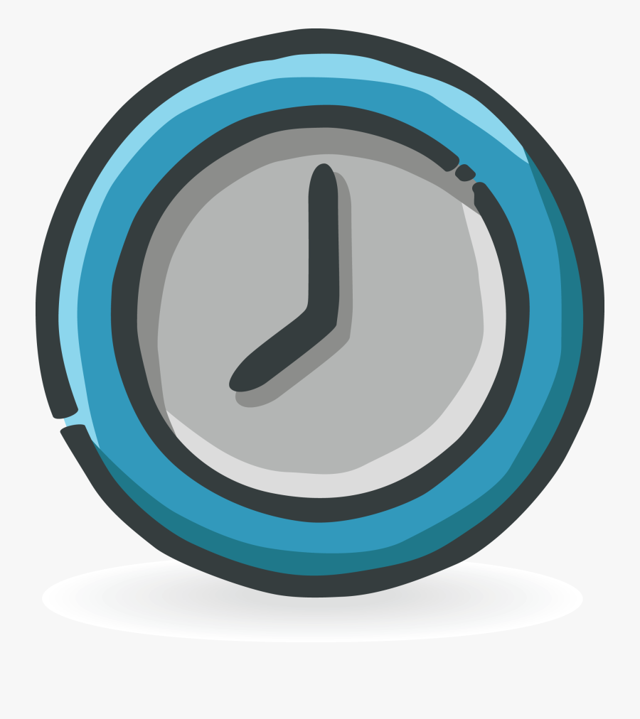 Time Clock Icon - Circle, Transparent Clipart