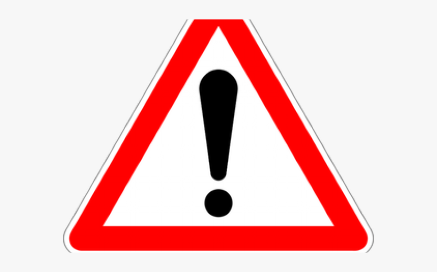 Traffic Sign Dangerous, Transparent Clipart