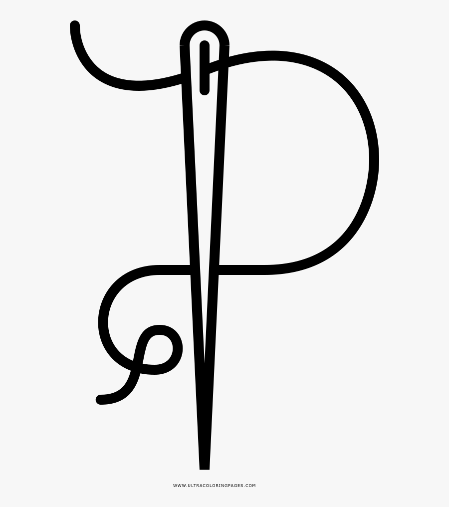Doc Hudsonring Pages Free To Print Embriodery N Needle - Logo Needle And Thread, Transparent Clipart