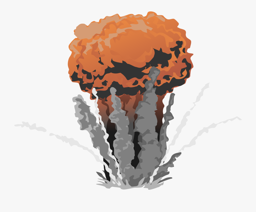 Explosion Clipart Png Image - Atomic Bomb Gif Transparent, Transparent Clipart