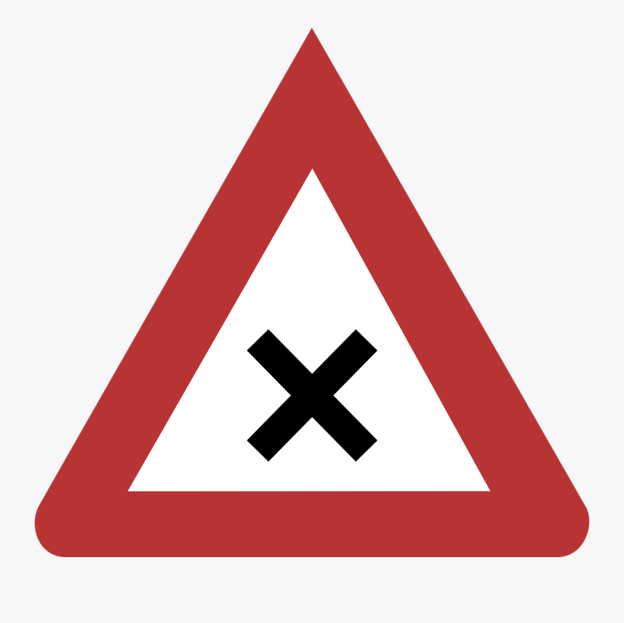Junction Danger Warning Png Image - Caution Clip Art, Transparent Clipart