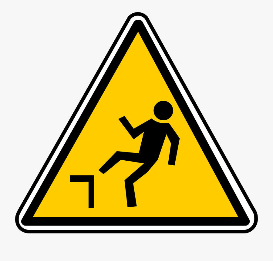Hazard Vector Graphics - Danger Of Falling Object Sign, Transparent Clipart