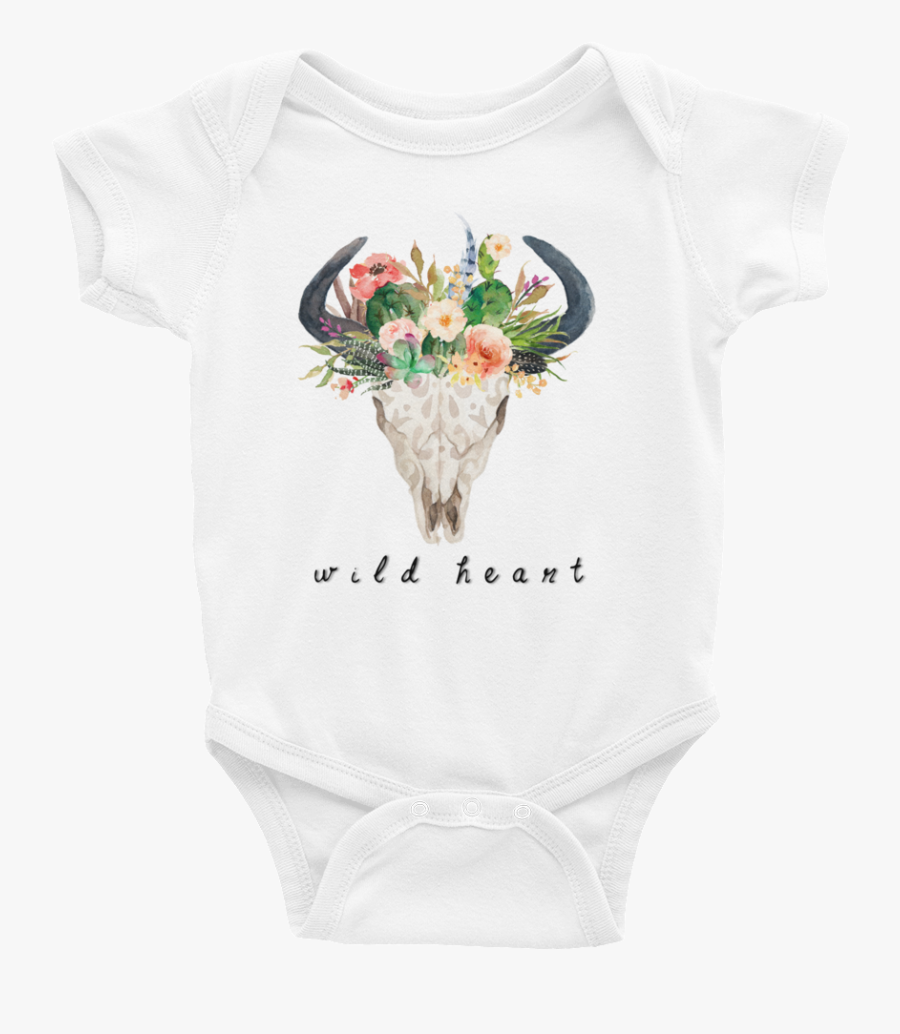 Clip Art Western Watercolor Infant Onesie - Love My Mommy Elephant, Transparent Clipart