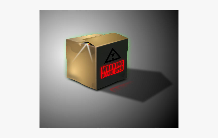 Dangerous Box Svg Clip Arts - Box, Transparent Clipart