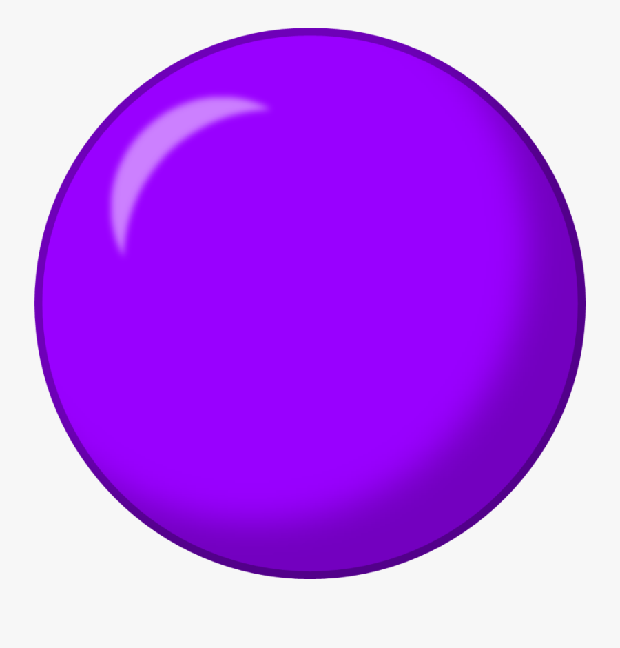 Marbles Clipart Rubber Ball - Purple Circle Transparent Background, Transparent Clipart