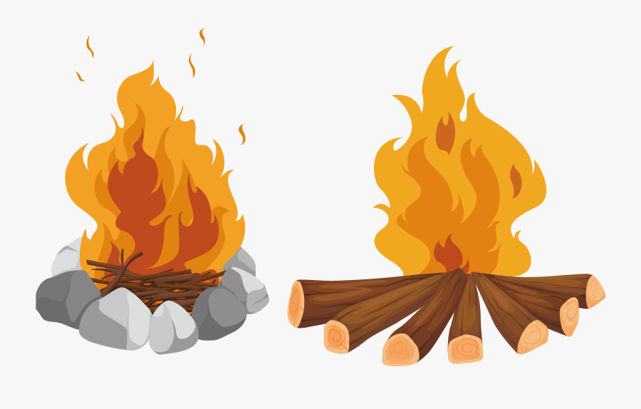 Wood Fire Png - Campfire Transparent Background, Transparent Clipart